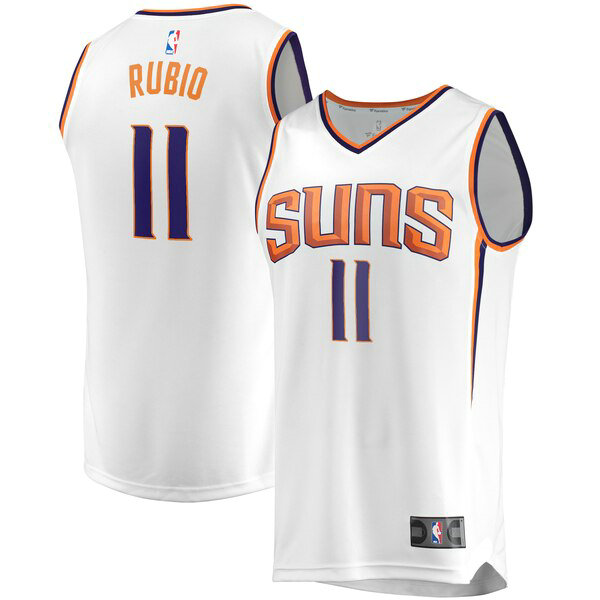 Maillot Phoenix Suns Homme Ricky Rubio 11 Association Edition Blanc
